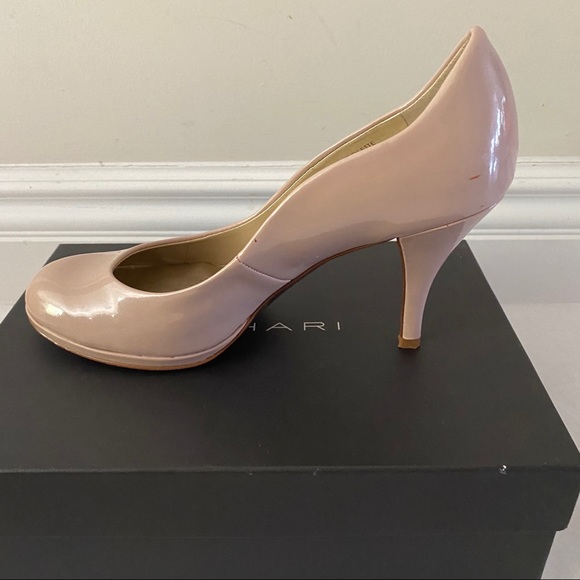 Tahari Blush Nude Patent Heels - Picture 8 of 13